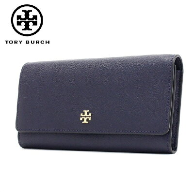 【お買い物マラソン期間ポイント10倍!】 トリーバーチ 長財布 レディース TORY BURCH Wallet TORY NAVY 46187 405 【送料無料♪】【あす楽】