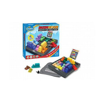 ラッシュアワー ThinkFun(シンクファン)ジーニアス<天才級>問題10問付き 脳トレ スライドパズル 6歳 7歳 8歳 9歳 誕生日 クリスマス プレゼント