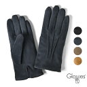 グローブス　手袋（メンズ） グローブス GLOVES 手袋 スエード グローブ CA060S ブラック ダークブルー ブラウン キャメル 全4色【ゆうパケット対応】