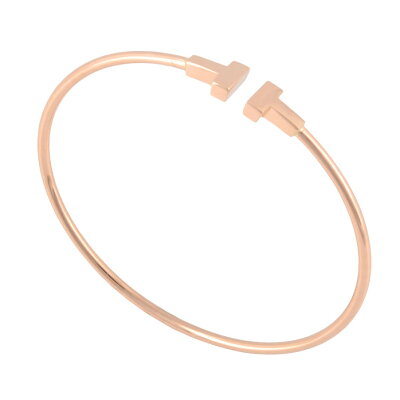 ティファニー ブレスレット 33419643 T ナロー ワイヤー スモール 18KRG バングル TIFFANY&CO 送料/代引き手数料無料smtb-ms ギフト プレゼント クリスマス 誕生日 記念日 贈り物 人気 おしゃれ ペア 祝い セール 結婚式 メンズ レディース