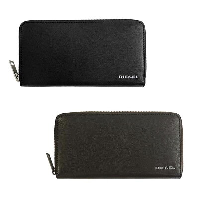 【送料無料】ディーゼル 財布 DIESEL 長財布 メンズ レディース 本革 革 レザー ラウンドファスナー X05598 P1752 H6841/ブラック×イエロー H6818/ブラック×オレンジ H6819/Dブラウン×グリーン 24 ZIP【あす楽対応】【プレゼント】【ブランド】【ラッキーシール対応】
