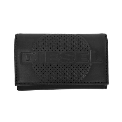 【送料無料】2020春夏新作 DIESEL ディーゼル キーケース キーホルダー メンズ レディース 本革 革 レザー ブラック X06654 PR160 T8013 KEYCASE II EMBOGO ブラック【あす楽対応】【ブランド】【プレゼント】【セール】