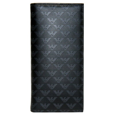 【送料無料】2020秋冬新作 EMPORIO ARMANI 長財布 エンポリオアルマーニ 財布 本革 革 レザー メンズ YEM474 YTO2J 84284 ブラック ロゴ 型押し エンポリオ・アルマーニ エンポリ アルマーニ【あす楽対応】【ブランド】【プレゼント】