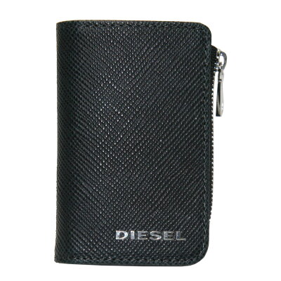 【送料無料】2021春夏新作 ディーゼル キーケース DIESEL コインケース メンズ レディース X07711 P3884 T6066 L-ZIP KEY THEPATCH ROCK CLUBBING ダークグリーン×ブラック レザー 本革 革【あす楽対応】【ブランド】【プレゼント】