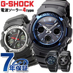 カシオ G-SHOCK 腕時計（メンズ） G-SHOCK 電波 ソーラー 電波時計 AWG-M100 アナデジ 腕時計 カシオ Gショック ブラック 選べるモデル
