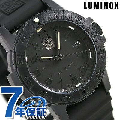 \20日は+4倍に2,200円OFFクーポン!全品10%OFF/ ルミノックス ブラックアウト 0300シリーズ 腕時計 LUMINOX レザーバック シータートル 0301.BO 時計