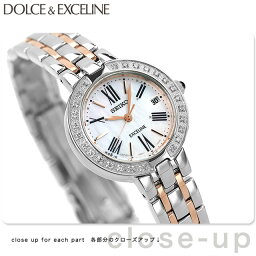 セイコー ドルチェ＆エクセリーヌ 腕時計（レディース） セイコー ドルチェ＆エクセリーヌ 電波ソーラー ダイヤモンド レディース SWCW008 SEIKO DOLCE＆EXCELINE 腕時計 時計