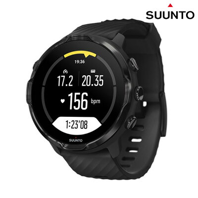 【20日はさらに+4倍でポイント最大25倍】 スント Suunto 7 All Black 腕時計 メンズ レディース スマートウォッチ SS050378000 スント7 時計 SUUNTO