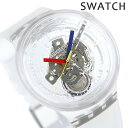 スウォッチ 腕時計（メンズ） スウォッチ SWATCH ジェリーフィッシュ 47mm メンズ 腕時計 SO27E100 スケルトン×クリア
