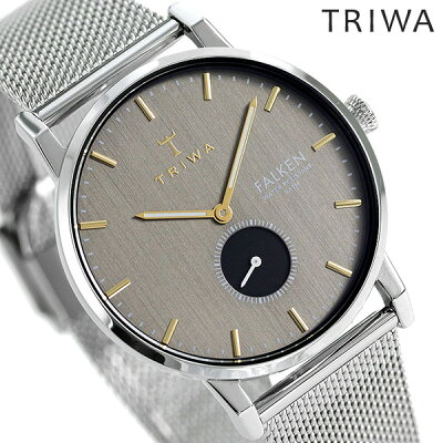 【25日なら全品5倍以上!店内ポイント最大37倍】 トリワ TRIWA 時計 メンズ レディース 腕時計 FAST119-ME021212 スモーキー ファルケン グレー