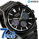 ワイアード 腕時計（メンズ） 【2000円割引クーポンに店内ポイント最大58倍】 セイコー ワイアード メンズ 腕時計 AGAT443 リフレクション クロノグラフ 時計 SEIKO WIRED ブラック 黒