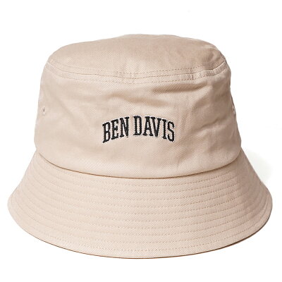BEN DAVIS(ベンデイビス) 【22秋冬】BLIM DOWN HAT CL(ブリム ダウン ハット CL) フリー L BEIGE×BLACK BDW-8618CL