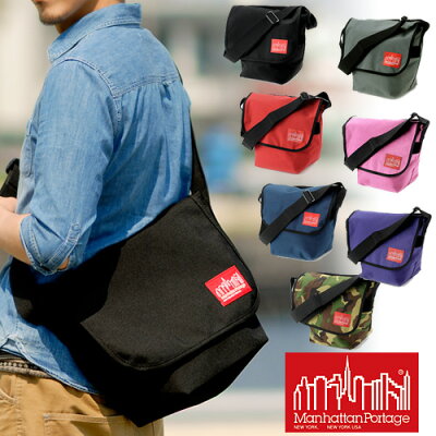 【正規店】マンハッタンポーテージ Manhattan Portage!メッセンジャーバッグ【NYLON MESSENGER BAG SM】MP1605 (Mサイズ)メンズ レディース ショルダーバッグ A4 ショルダー シンプル おしゃれ 送料無料 ラッピング【コンビニ受取対応】 週末限定