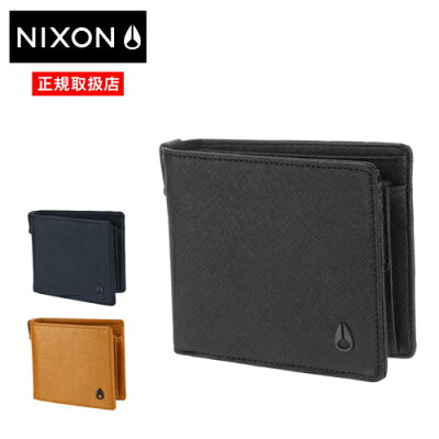 【2/18限定 最大P20倍】 ニクソン NIXON 二つ折り財布 正規取扱店 ミルズII ウォレット nc2727 メンズ レディース サイフ 財布 黒 ブラック 革 ラッピング無料 ギフト 【ポイント10倍】 送料無料 あす楽 ホワイトデー