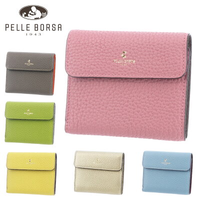 【12/5限定エントリー&Rカードで最大P24倍】 ペレボルサ PELLE BORSA 二つ折り財布 折財布 レネットグッズ レディース ウォレット ポイント10倍 あす楽 送料無料 ネコポス不可 プレゼント ギフト ラッピング無料 通販 一粒万倍日 吉日 204744