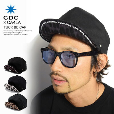 カシラxジーディーシー CA4LAxGDC TUCK BB CAP c40001 レディース メンズ キャップ 帽子 ユニセックス 送料無料 ストリート おしゃれ かっこいい カジュアル ファッション gdc