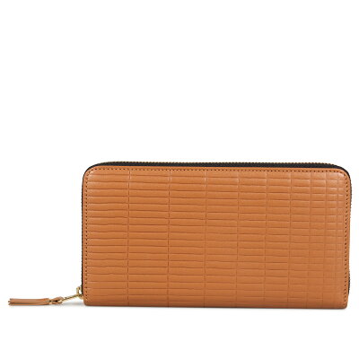COMME des GARCONS BRICK WALLET コムデギャルソン 財布 長財布 メンズ レディース ラウンドファスナー 本革 ブラウン SA0111BK