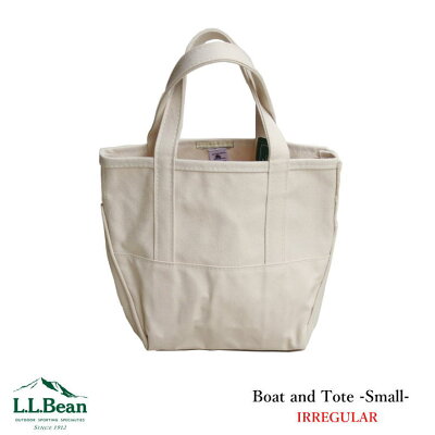 LL BEAN エルエルビーン トートバッグ Boat & Tote Bag Small スモール ボート&トート バッグ オープントート キャンバストートバッグ メンズ・レディース Natural ナチュラルカラー イレギュラー品