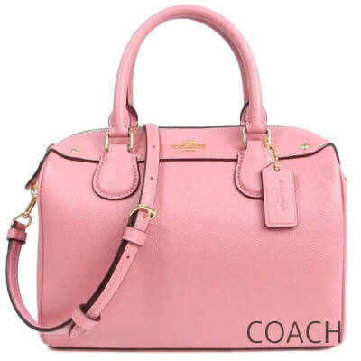 コーチ COACH バッグ レディース ハンドバック ミニボストンバッグ 2Way レザー 花柄 肩掛け・斜めがけ可能 かばん 鞄 【送料無料】 ブランド コーチ正規品販売店 直営アウトレット店より直輸入