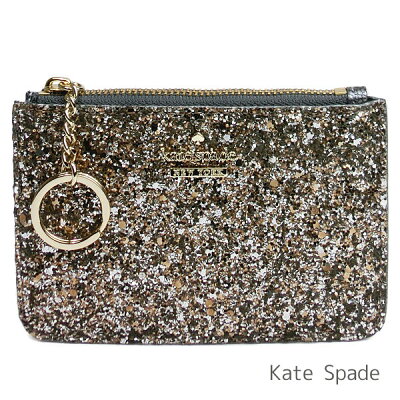 ケイトスペード kate spade 小銭入れ レディース コインケース カードケース キーケース グリッター 【送料無料(ネコポス メール便)】 ブランド ケイトスペード正規品販売店 直営アウトレット店より直輸入 【あす楽】