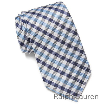 無料父の日ラッピング! ローレン ラルフローレン Lauren Ralph Lauren メンズ ネクタイ ラルフ NECKTIE ギンガムチェック チェック柄 【送料無料】 ブランド ラルフローレン正規品販売店 直営アウトレット店より直輸入 【あす楽】
