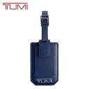 トゥミ TUMI ID ラゲージタグ トゥミ ラゲッジ パスケース 本革 レザー ブルー