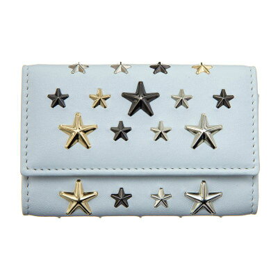 ジミーチュウ キーケース メンズ レディース ホワイト JIMMY CHOO NEPTUNE LTR WHITE/METALLIC MIX 誕生日 ブランド かっこいい プレゼントにも 高級 20代 30代 40代 50代 60代