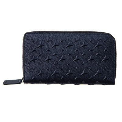 ジミーチュウ 財布 長財布 JIMMY CHOO CARNABY EMG NAVY 誕生日 ブランド プレゼントにも 高級 20代 30代 40代 50代 60代