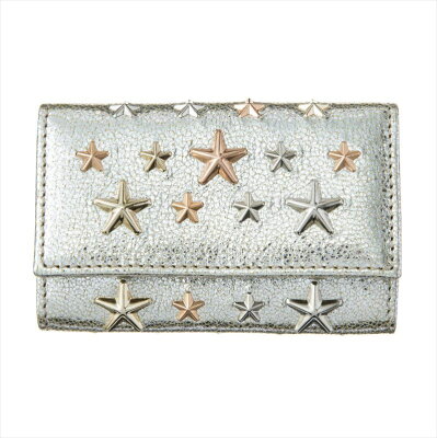 ジミーチュウ キーケース メンズ レディース シャンパン JIMMY CHOO NEPTUNE GTA CHAMPAGNE/ROSE GOLD METALLIC MIX 誕生日 ブランド かっこいい プレゼントにも 高級 20代 30代 40代 50代 60代