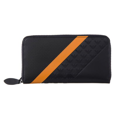 【MAX500円OFFクーポン!5/27 1:59まで】【タイムセール】エンポリオアルマーニ 財布 長財布 ラウンドファスナー メンズ MIDNIGHT BLUE EMPORIO ARMANI YEME49 YKS2V 80132 誕生日 ブランド かっこいい プレゼントにも 高級