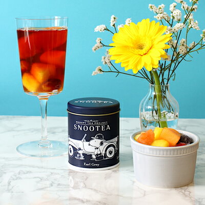 SNOOTEA(スヌーティー)アールグレイスヌーピー 紅茶 缶 スヌーティー ティーバッグ アールグレイ 缶入り アールグレイ缶 tea スヌーピー紅茶 SNOOPY ピーナッツ スヌーピーグッズ ギフト 贈り物 おしゃれ かわいい キャラクター グッズ 大人 向け プレゼント