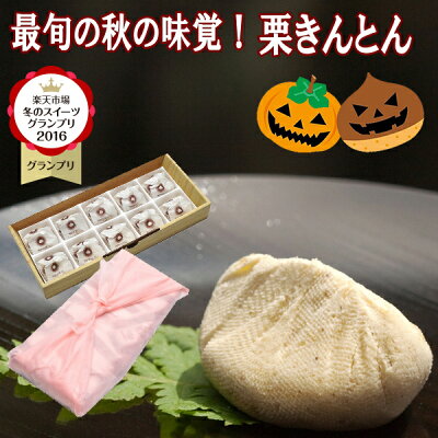 秋の味覚 ハロウィン 栗きんとん プレゼント ギフト スイーツ 和菓子 お菓子 栗 秋 岐阜中津川 栗きんとん 10個入 お彼岸 御供え 御祝 内祝い 誕生日祝い 結婚祝い 出産祝い 快気祝 贈答 スイーツグランプリ1位 送料無料 あす楽