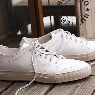 【 セール sale 】 【 日本正規取扱店 】 ブッテロ スニーカー sneaker BUTTERO メンズ B6300TOSCH-UG PE-TOSCH BIANCO 靴 mens