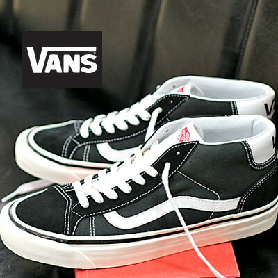 【あす楽】 VANS Mid Skool 37 DX VN0A3MUOQF6 (ANAHEIM) BLACK バンズ ミッドスクール メンズ レディース スニーカー