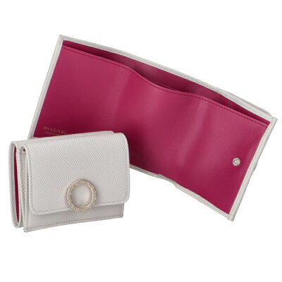 ブルガリ BVLGARI 2020年春夏新作 財布 三つ折り ミニ財布 レディース BVLGARI BVLGARI ホワイト系 288653 0003 0050