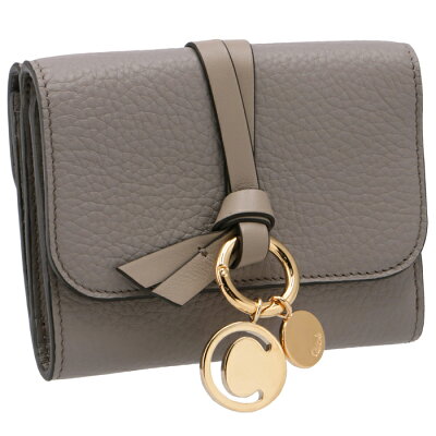 クロエ CHLOE 財布 三つ折り アルファベット ALPHABET スモール トリフォールドウォレット グレー系 CHC17AP945 H9Q 053【母の日】