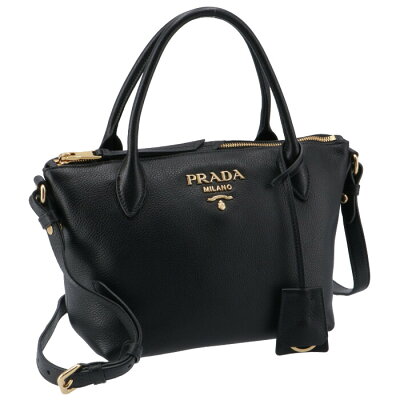 プラダ PRADA 2020年秋冬新作 ハンドバッグ ショルダー2種 エンボスレザー 2wayバッグ ブラック 1BA111NOX 2BBE 1IL