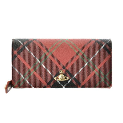 ヴィヴィアン ウエストウッド VIVIENNE WESTWOOD ダービー DERBY パスケース付き 財布 二つ折り長財布 チェック柄 51060025 0003 0120