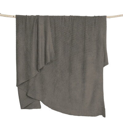 ベアフットドリームス(Barefoot Dreams)CozyChic Lite シングルサイズブランケット/毛布(ココア)(旧Bamboo Chic Lite/バンブーシックライト)【あす楽対応_関東】