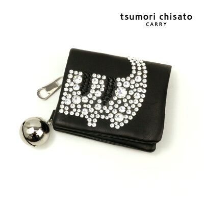 【ノベルティプレゼント】ツモリチサト tsumori chisato キラネコ ミニ財布 57331 ドット 3つ折り コンパクト ウォレット 日本製 ねこ 女性 彼女 ギフト 【送料無料】