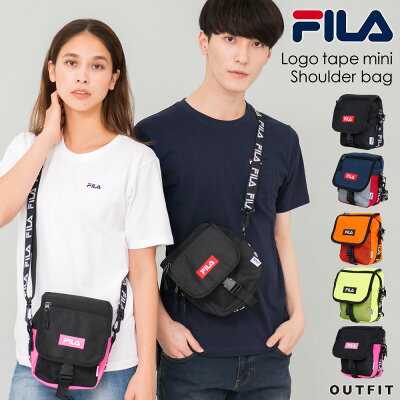 FILA フィラ ショルダーバッグ ボディバッグ 小さめ メンズ レディース 斜めがけ サコッシュ ミニ おしゃれ ブランド 人気 黒 白 紺 赤 バッグ 小さめ 高校生 大人 プレゼント 軽量 軽い 実用的 ギフト バレンタイン