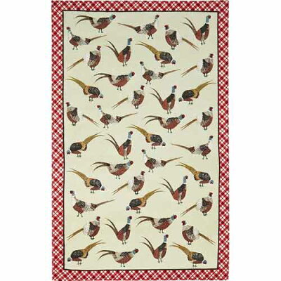 ULSTER WEAVERS ティータオル リネン タペストリー キジ 鳥 ランチョンマット クロス タオル ディッシュタオル 食器拭き 布 布巾 ふきん 大判 かわいい おしゃれ 雑貨 インテリア Pheasant UWTT088