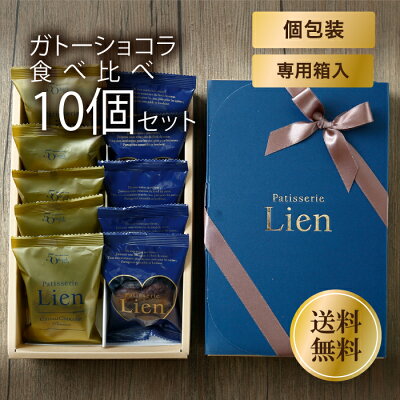 【ガトーショコラ食べ比べ10個入ギフト】送料無料 父の日 高級 ハート型 個包装 スイーツ チョコレート誕生日プレゼント 冷蔵 生チョコ 内祝 お返し お祝い 洋菓子 お菓子 ご挨拶 入学 初節句バレンタイン お中元 母の日