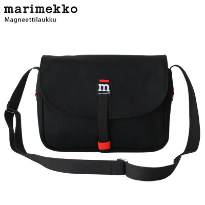 marimekko ( マリメッコ ) Magneettilaukku マグネッティラウック ショルダーバッグ / ブラック 【 正規販売店 】【 あす楽 】