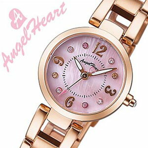 【5年保証対象】エンジェルハート 腕時計 AngelHeart 腕時計 エンジェル ハート 時計 Angel Heart 時計 エンジェルハート腕時計 ラブタイム LOVE TIME レディース ピンクパール LV23PGA スワロフスキー 人気 新作 送料無料 プレゼント