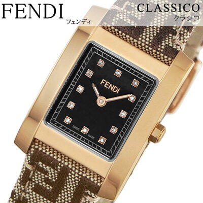 フェンディ 腕時計 FENDI 時計 フェンディ 時計 FENDI 腕時計 クラシコ CLASSICO レディース ブラック F704222DF-N 腕時計 フェンディ スイス製 イタリア ギフト プレゼント 新作 人気 ブランド ファッション おしゃれ ロゴ ゴールド レザー 革 送料無料