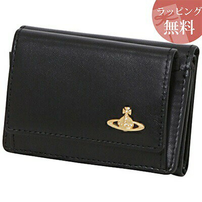 ヴィヴィアンウエストウッド 財布 折財布 三つ折り ヴィンテージ WATER ORB ブラック Vivienne Westwood ヴィヴィアン ウエストウッド