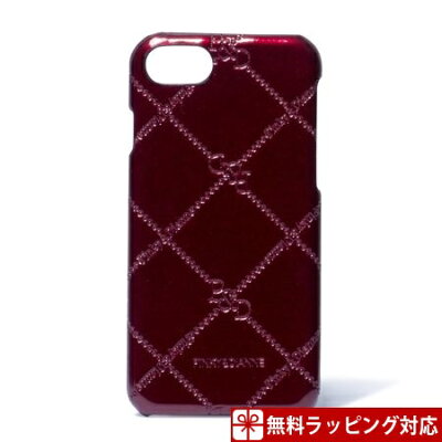 ピンキー&ダイアン スマホケース レディース スマートフォンハードケース iPhone6/6s/7対応 チェックエナメル ボルドー Pinky&Dianne