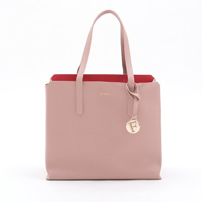 FURLA (フルラ) サリー M レザー moonstone rosso ピンクベージュ SALLY M Tote bag トートバッグ レディース ハイブランド