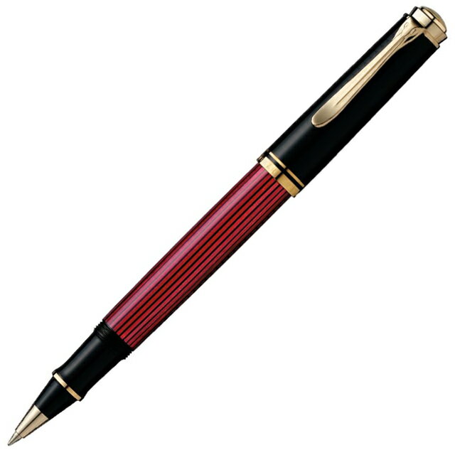 ペリカン ボールペン ペリカン ローラーボール 水性 ボールペン スーベレーン R400 レッドストライプ PELIKAN 名前入り 1本から 名前入りボールペン プレゼント 男性 高級ペリカンボールペン ブランド